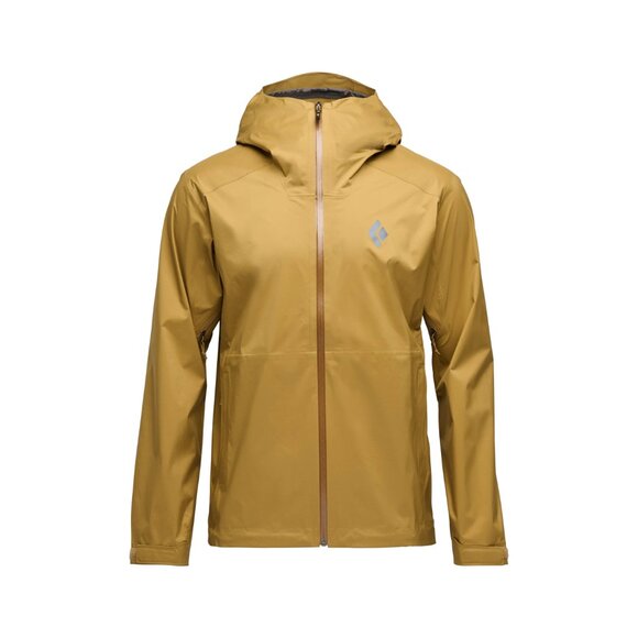 Black Diamond Fineline Stretch Shell Jacket, Men's Large, Flax - Picture 1 of 3